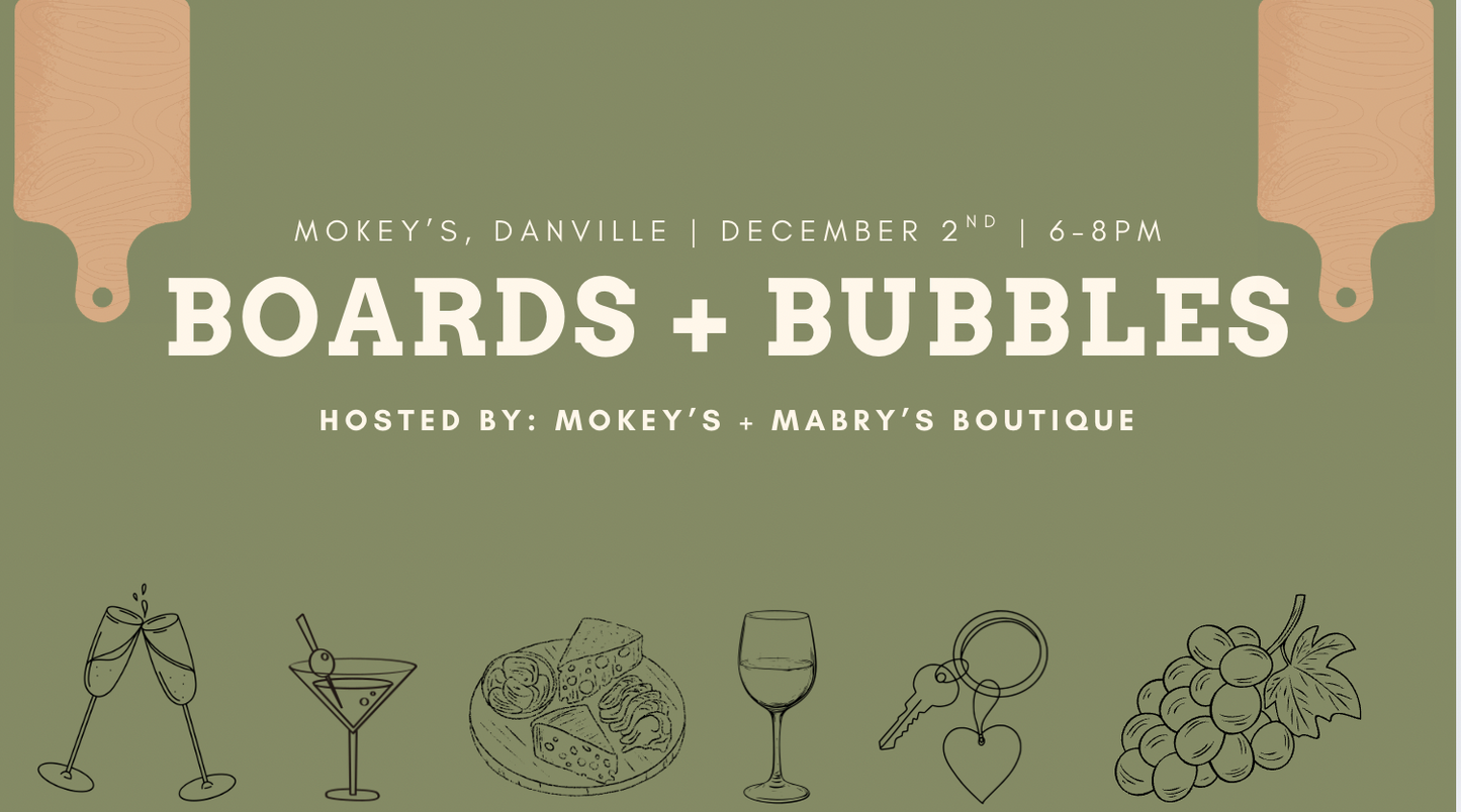 Boards + Bubbles Event (12/2)