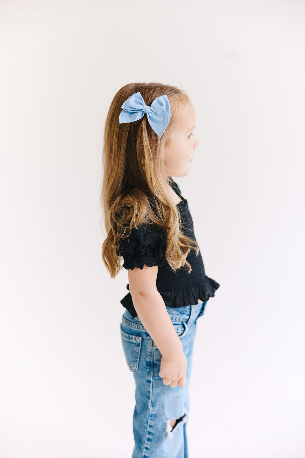 Purple Solid Small Bow