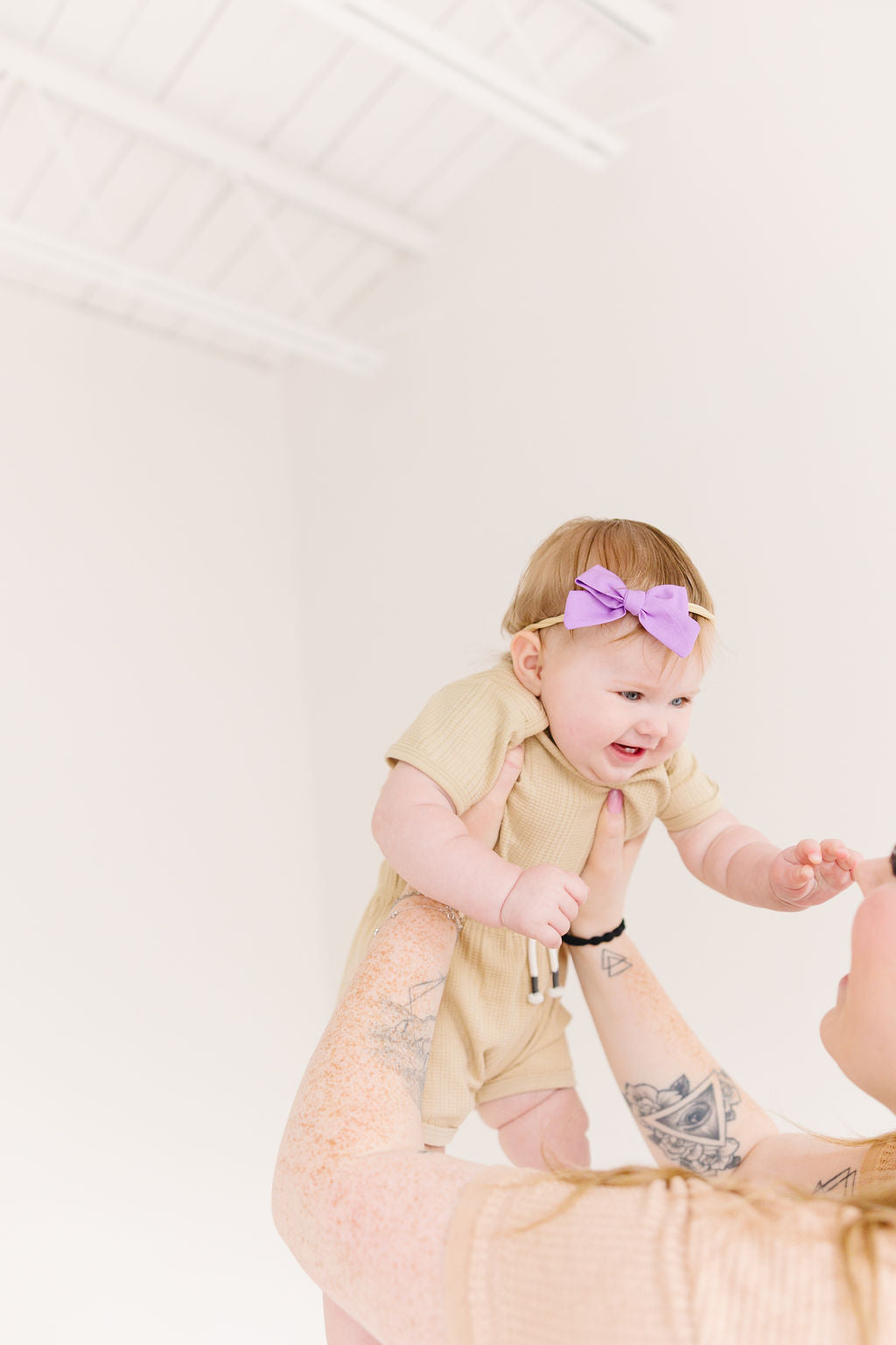 Red Mini Pinwheel Bow