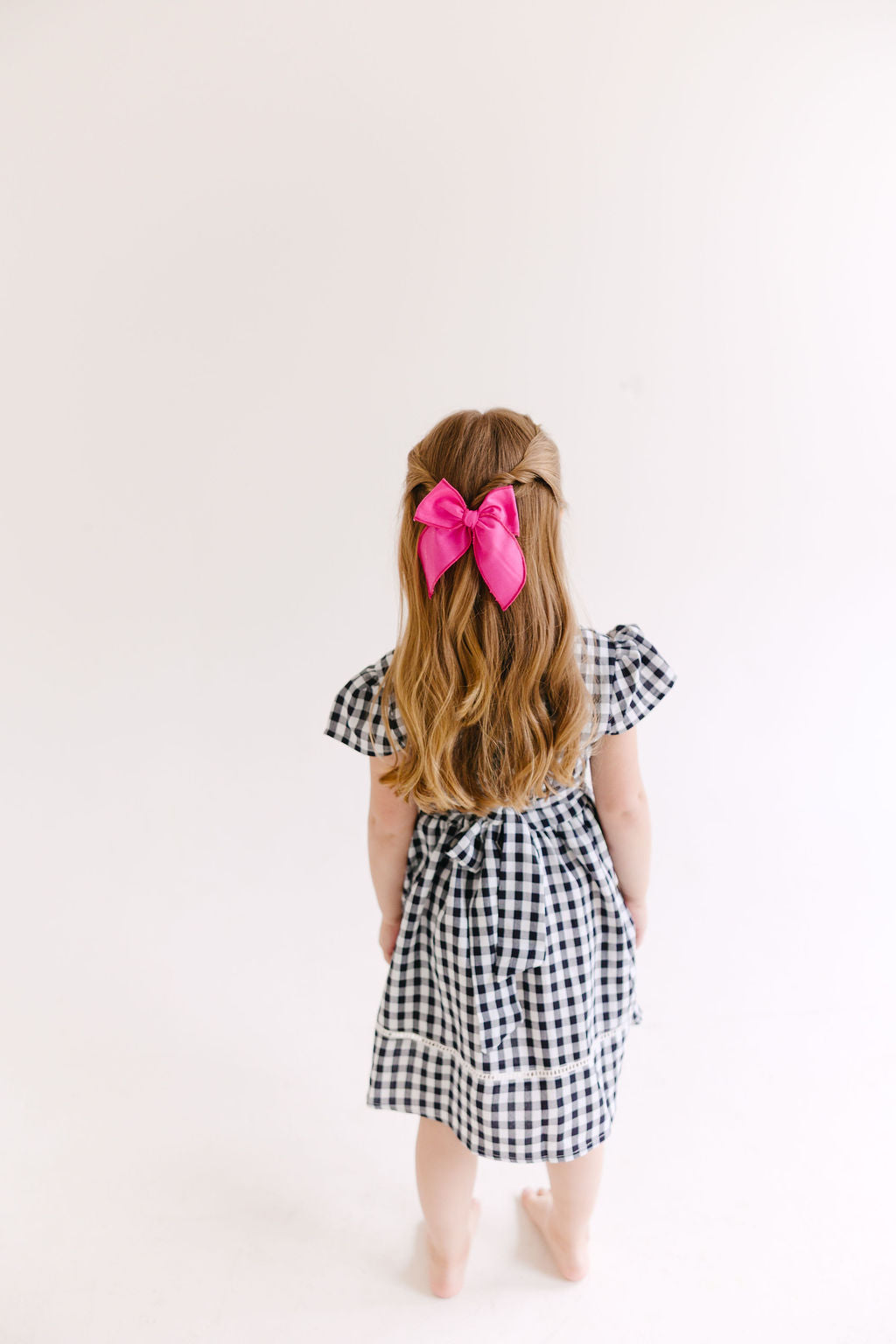 White Solid Medium Bow