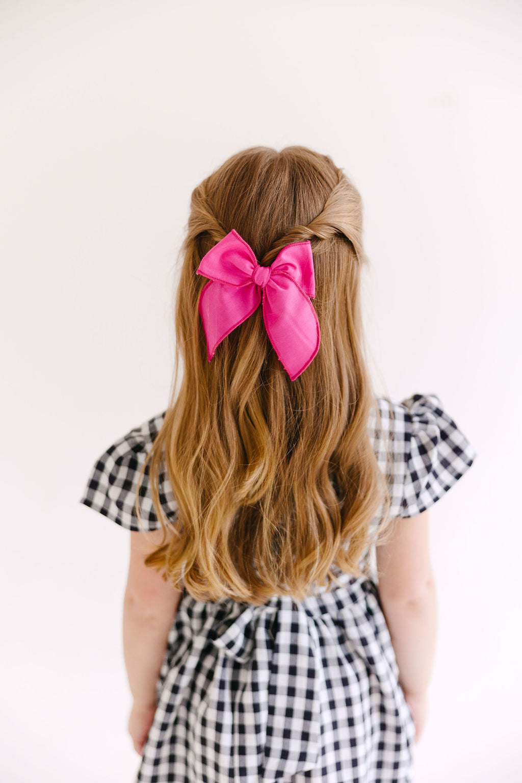 White Solid Medium Bow