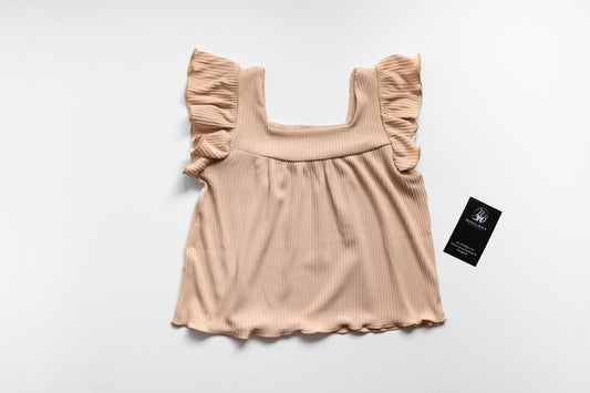 Beige Square Neck Tank