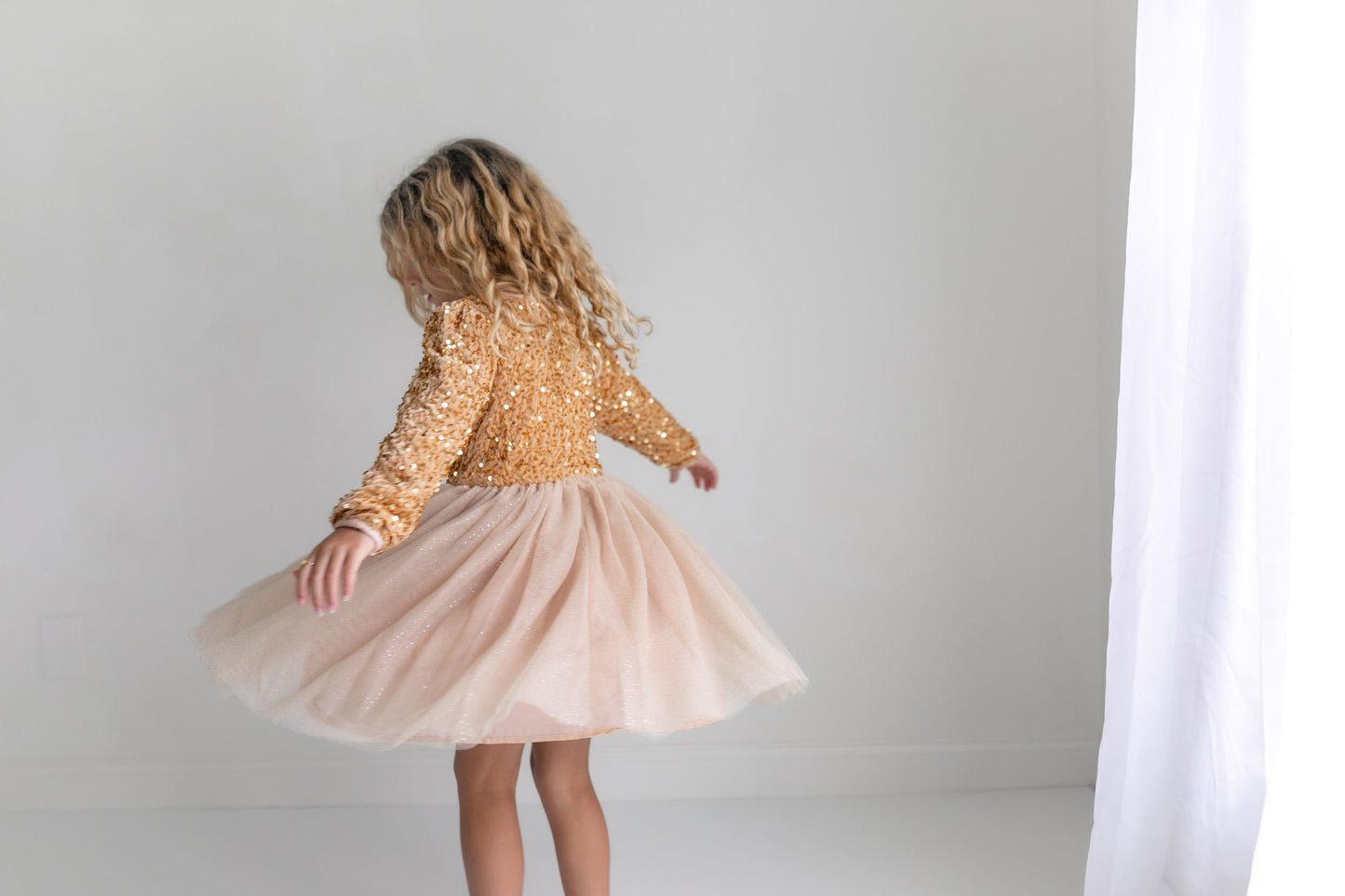 Champaign Sequin Dress