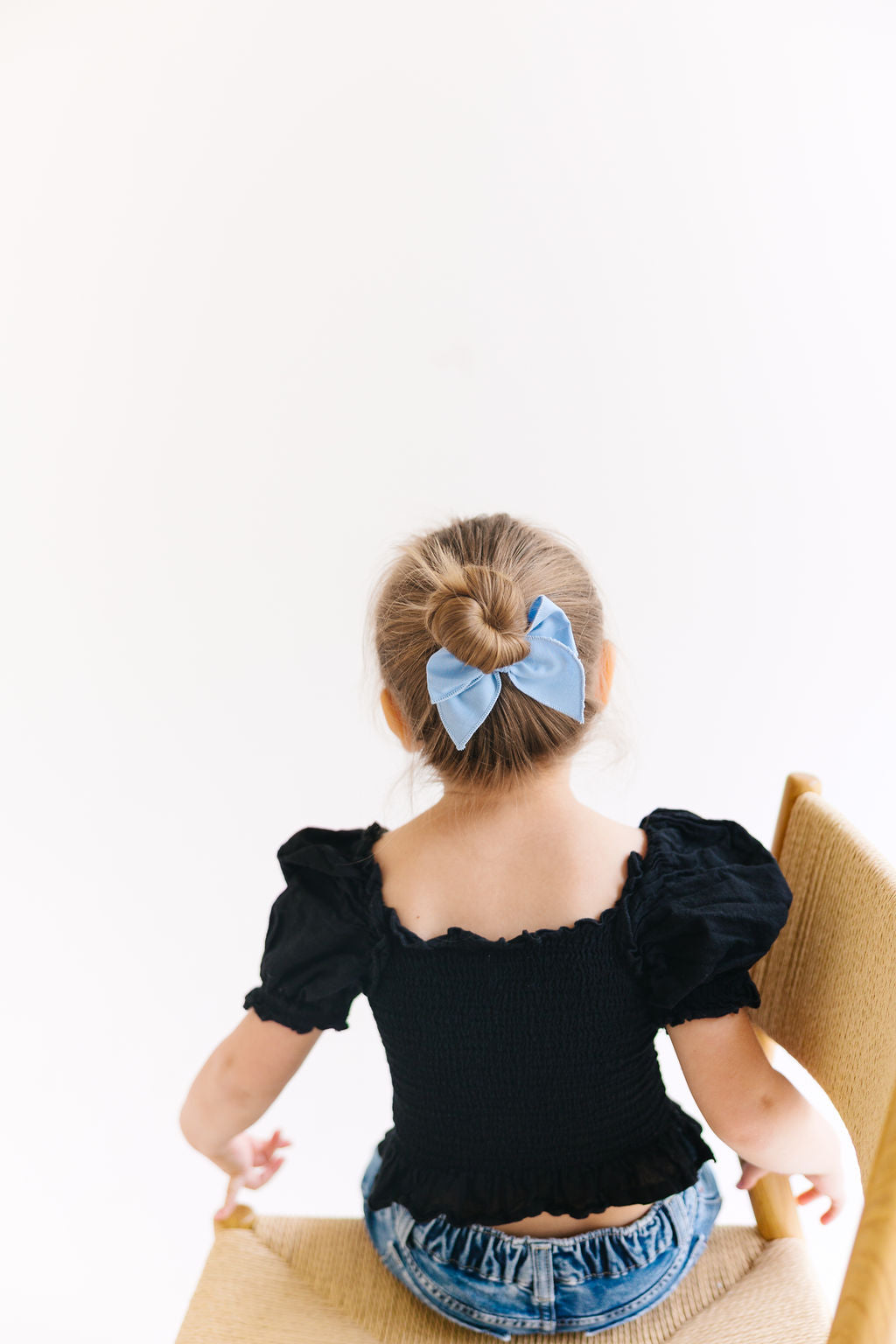 Pink Solid Small Bow