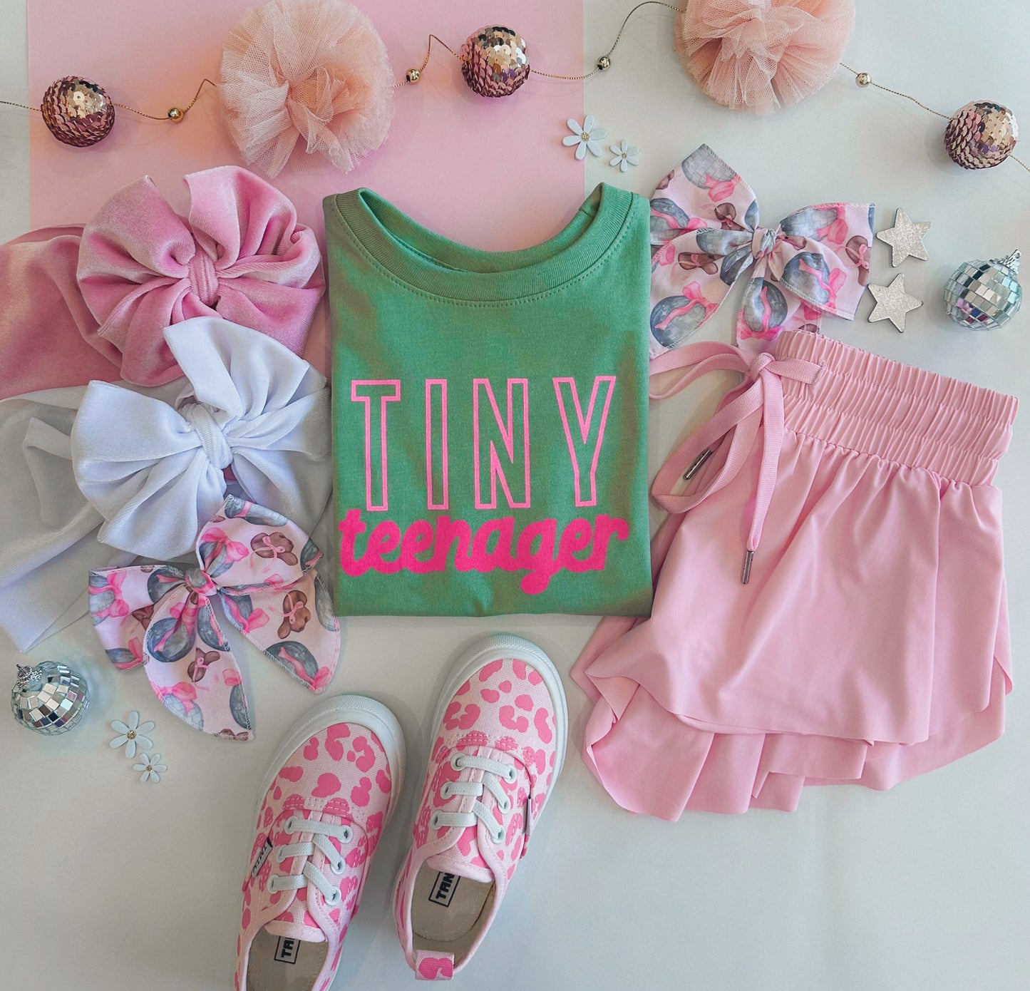 flowy shorts - pink