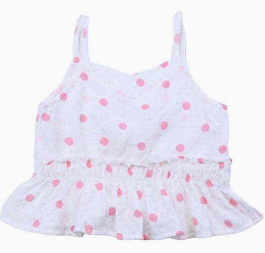 Pink Polka Dot Tank