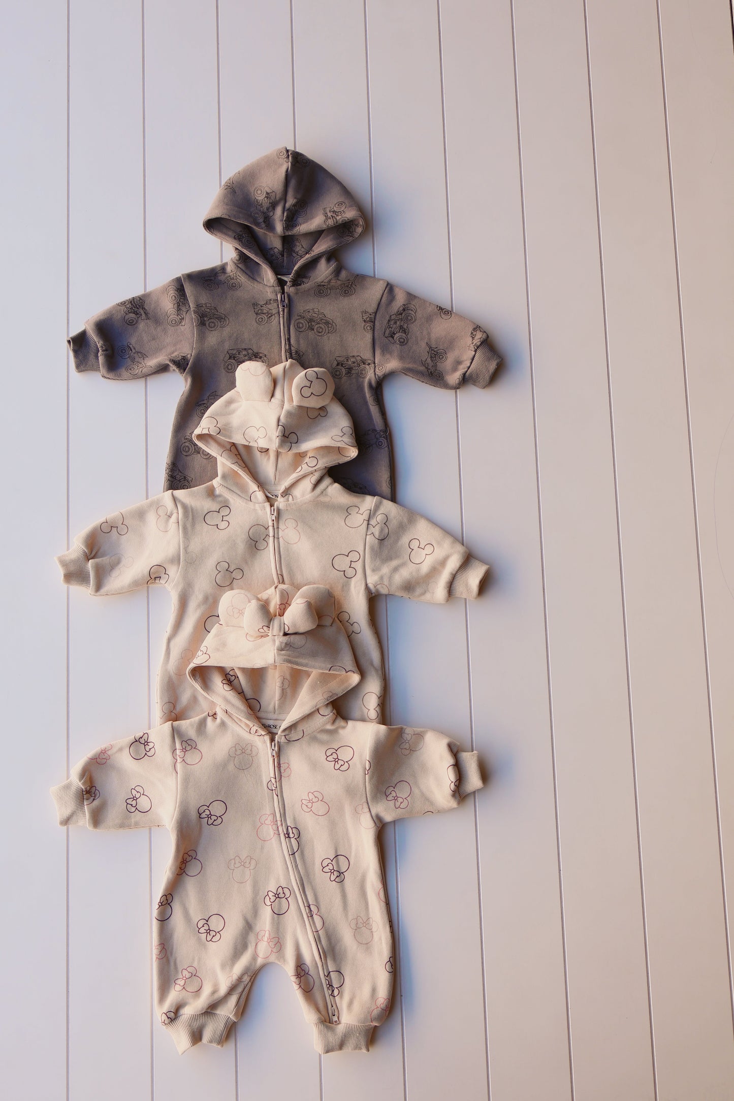 Printed Zip Hooded Jumpsuit