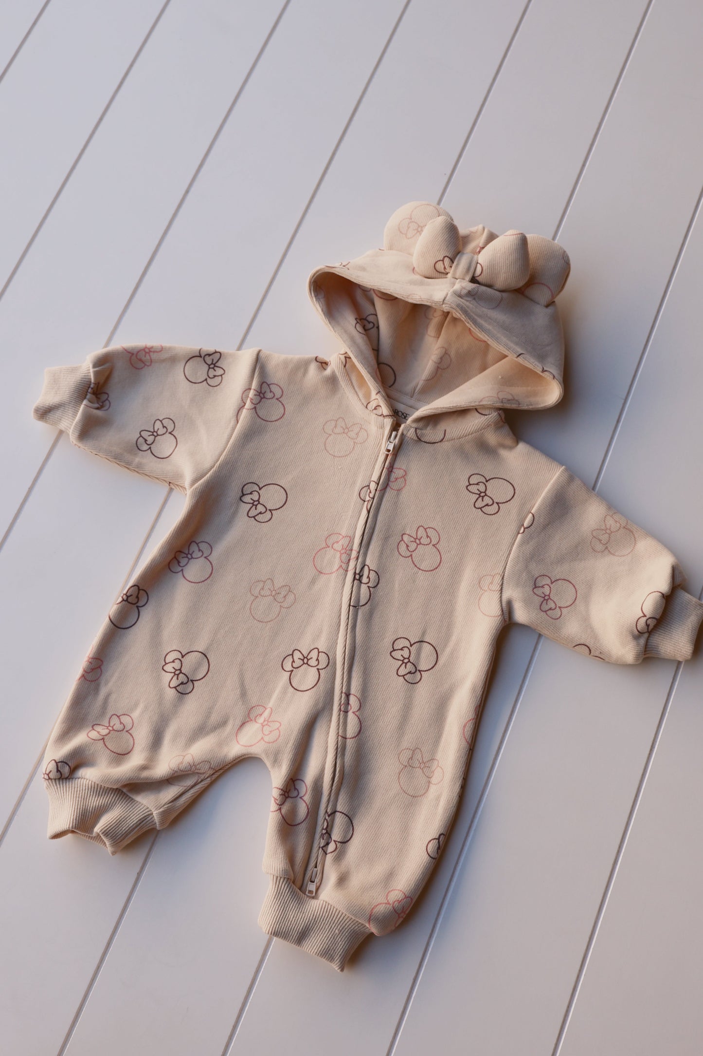 Printed Zip Hooded Jumpsuit