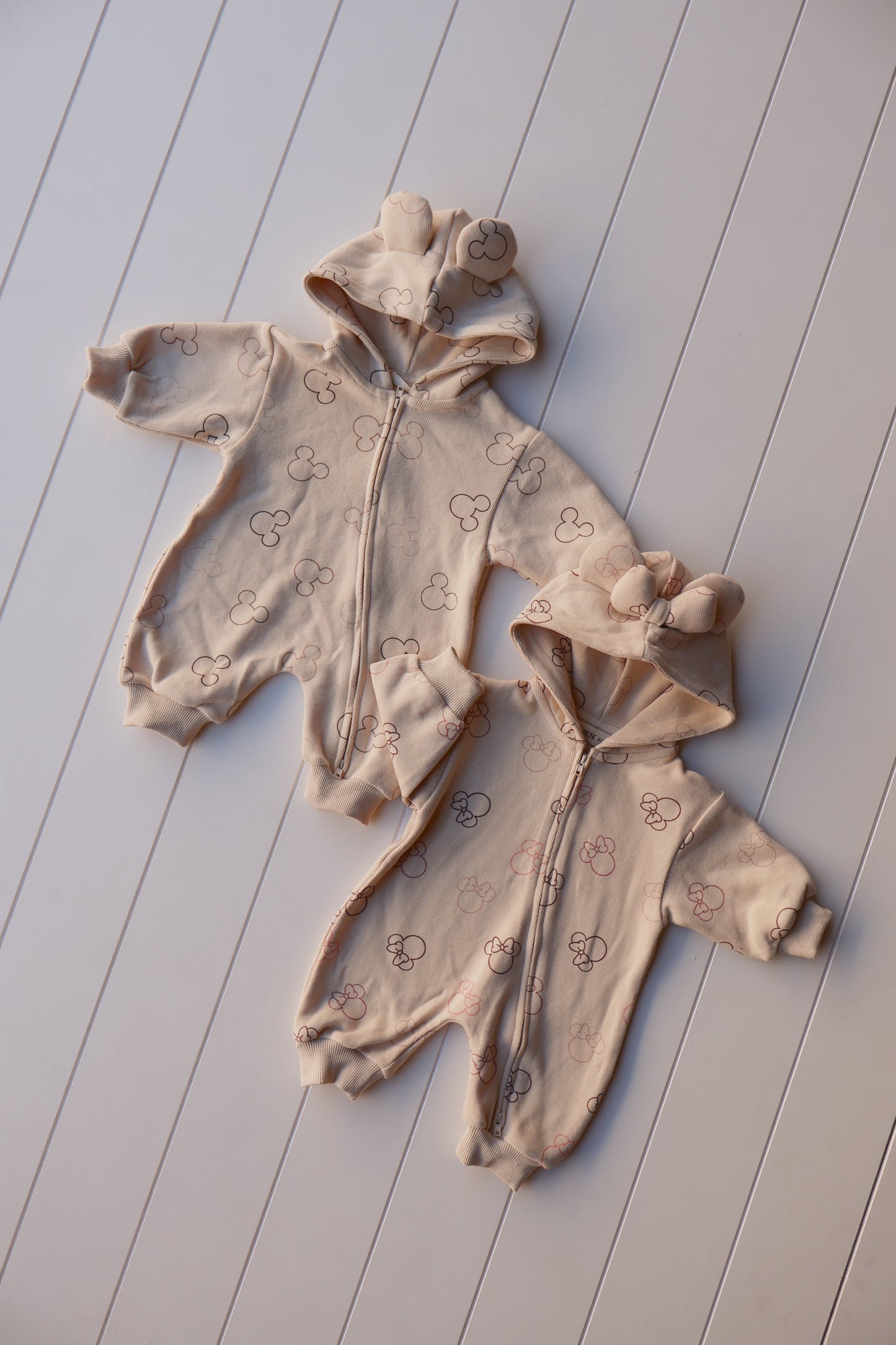 Printed Zip Hooded Jumpsuit