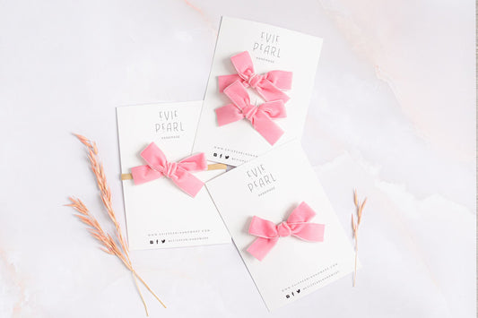 Classic Mini Velvet-Posey Pink