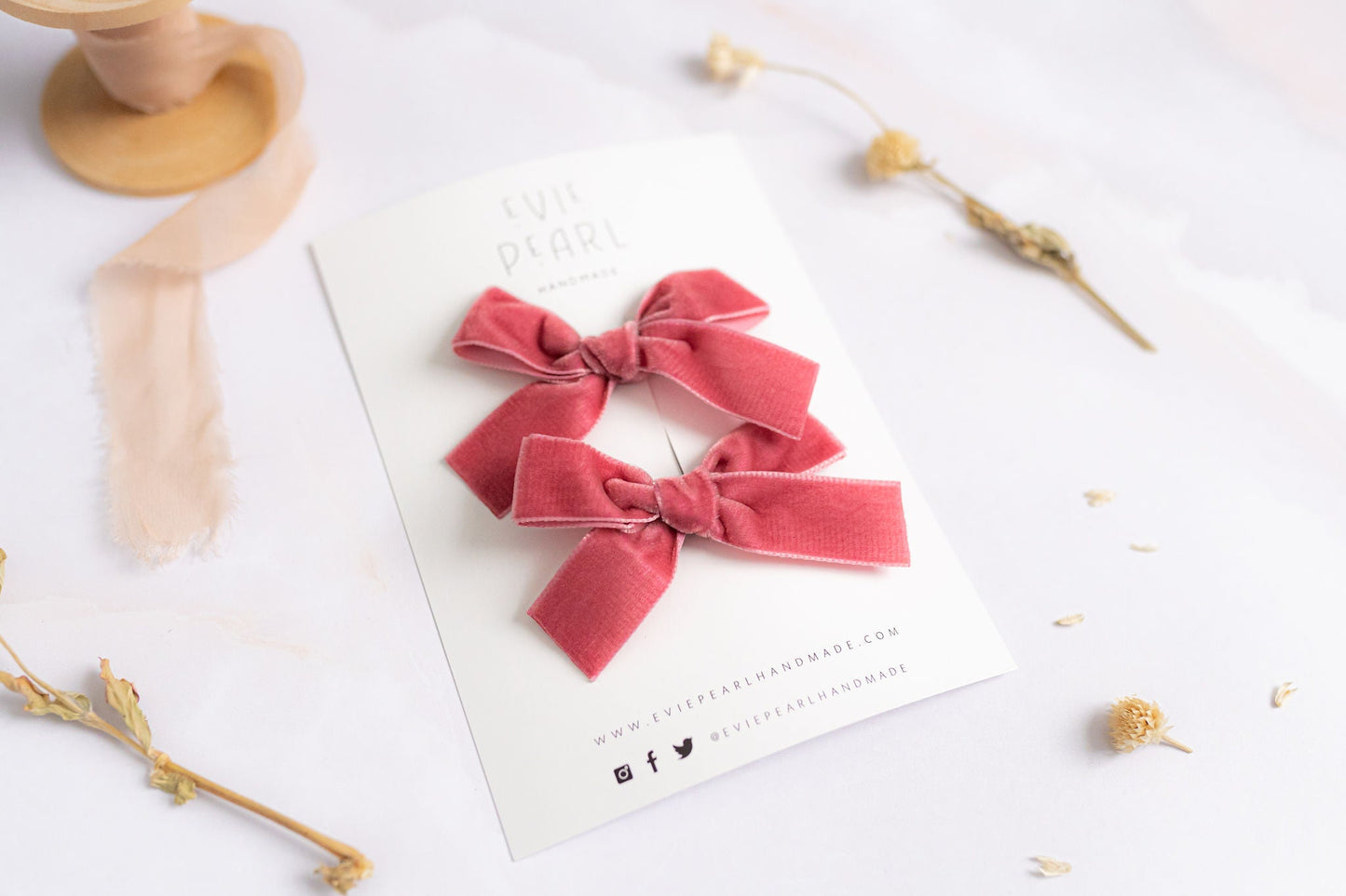 Classic Mini Velvet-Rose Pink